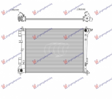 HLADNJAK MOTORA 1.6 GDi 2.0i BENZIN (MAN) (640x460) (CESKA) (VALEO)