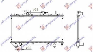 HLADNJAK MOTORA 1.6/1.8CC 16V (32.5x66) (KOYO)