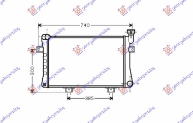 HLADNJAK MOTORA 1.7 (+/-AC) (62.5x32x3.2) (MARELLI)