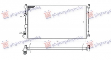 HLADNJAK MOTORA 1.9/2.2/2.5-3.0 dCi DIZEL (+/-AC) (727x389) 03- (NRF)