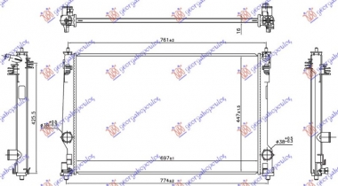 HLADNJAK MOTORA 2.0 BENZIN - 2.5 BENZIN/HIBRID (697x447) (VALEO)