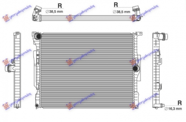 HLADNJAK MOTORA 2.0 BENZIN (MAN/AUTO) (600x478) (NISSENS)