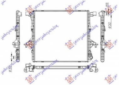 HLADNJAK MOTORA 2.0 TSI 2.0 TDI (61.7x58.4x26) (KOYO)