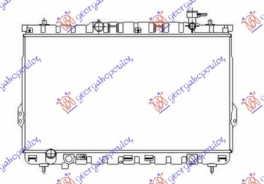 HLADNJAK MOTORA 2.0/2.4 BENZIN (MAN) (+/-AC) (720x400) (VALEO)
