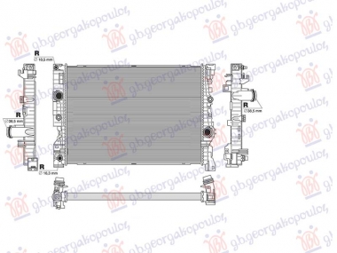 HLADNJAK MOTORA 2.0/3.0 DIZEL (625x446) (NRF)