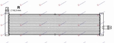 HLADNJAK MOTORA 2.0/3.0/4.4 BENZIN (MAN/AUTO) (500x110x16)