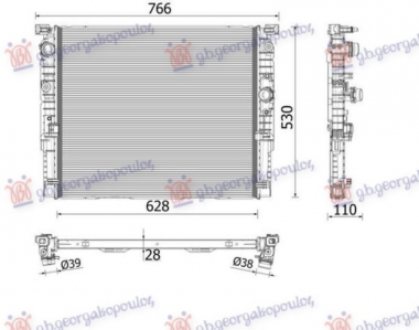 HLADNJAK MOTORA 2.0/3.0/4.4 BENZIN (MAN/AUTO) (627x528)