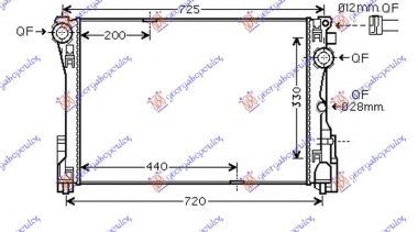 HLADNJAK MOTORA 2.1 DIZEL (AUTO) (640x420) (CEV 9mm) (VALEO)