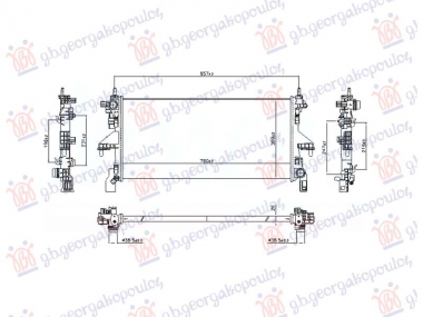 HLADNJAK MOTORA 2.2 DIZEL (MAN) (780x370) (NISSENS)