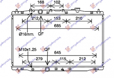 HLADNJAK MOTORA 2.2 i-DTEC DIZEL (MAN/AUTO) (425x750x26) (KOYO)