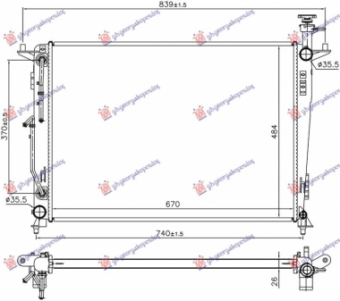 HLADNJAK MOTORA 2.4 BENZIN (AUTO) (670x468)