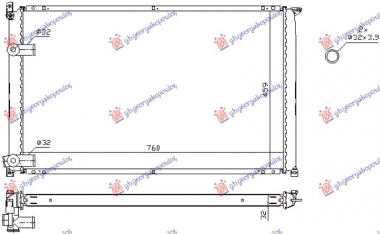 HLADNJAK MOTORA 2.5 DIZEL (+/-AC) (760x459) (VALEO)