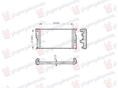 HLADNJAK MOTORA 3.0 BENZIN/DIZEL (AUTO) (600x335) (VALEO)