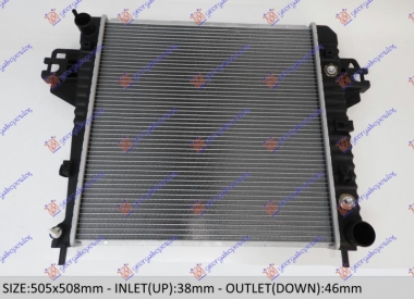 HLADNJAK MOTORA 3.7 V6 BENZIN (AUTO) (+/-AC) (50.5x50.8) (NRF)