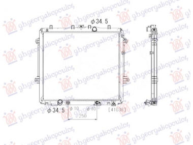 HLADNJAK MOTORA 4.0i V6 BENZIN (AUTO) (570x650x26) (VALEO)