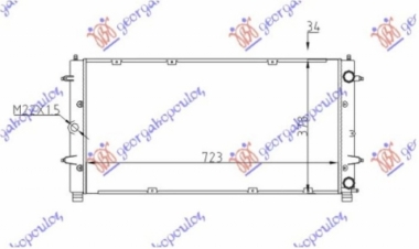 HLADNJAK MOTORA (720x360x32) (LEMLJEN)