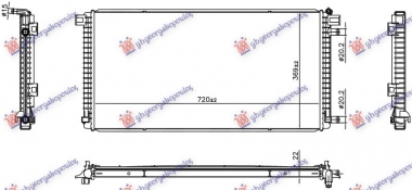 HLADNJAK MOTORA (720x369x22)