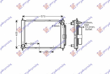 HLADNJAK MOTORA (+AC) (51x38x38) (VALEO)