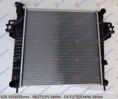 HLADNJAK MOTORA BENZIN 2.4 (MAN) (+/-AC) (50.5x50.5) (NRF)