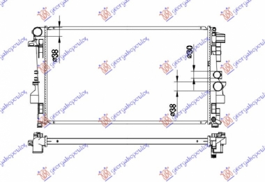 HLADNJAK MOTORA BENZIN/DIZEL (MAN) (68x41) (VALEO)