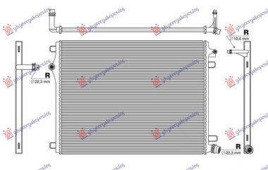 HLADNJAK MOTORA DODATNI 1.5/2.0 BENZIN/HIBRID - 2.0 DIZEL/HIBRID (634x470) (NRF)