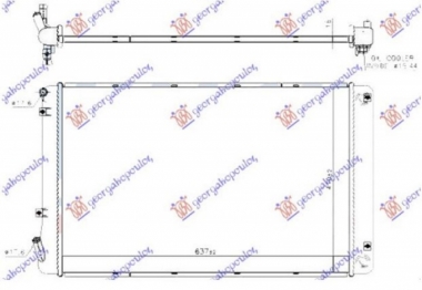 HLADNJAK MOTORA DODATNI 1.6 BENZIN/HIBRID (640X410X65) (KOYO)