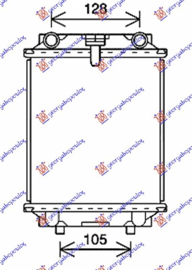 HLADNJAK MOTORA DODATNI 2.0 TSi BENZIN (215x190x26) (VALEO)
