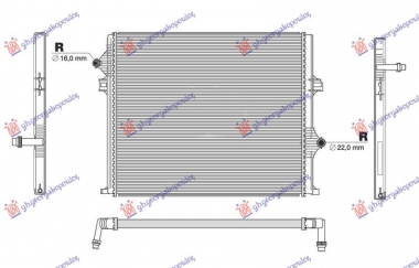 HLADNJAK MOTORA DODATNI 2.0/3.0 BENZIN (567x478x26) (VALEO)