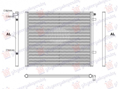 HLADNJAK MOTORA DODATNI 3.0 BENZIN/HIBRID - 3.0 DIZEL/HIBRID (608x531x26)
