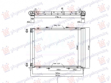HLADNJAK MOTORA I KLIME 1.5DCI K9K700/704 (NRF)