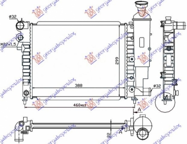 HLADNJAK MOTORA XN-XR-XT (39x32)