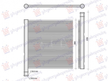HLADNJAK MOTORA ZA SVE MODELE (38x35) (NRF)