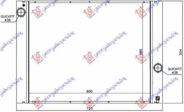 HLADNJAK MOTORA ZA SVE MODELE BENZIN (MANUELNI) (620x490) (MAHLE PREMIUM LINE)