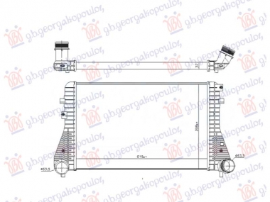 HLADNJKA INTERKULERA 1.4/2.0 TSI TDI (618x403x32)