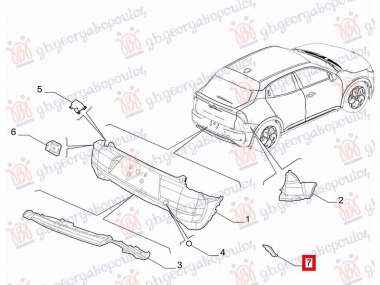 KATADIOPTER U ZADNJEM BRANIKU (O)