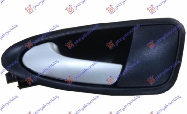 KVAKA PREDNJIH VRATA UNUTR. SREBRNA/CRNA