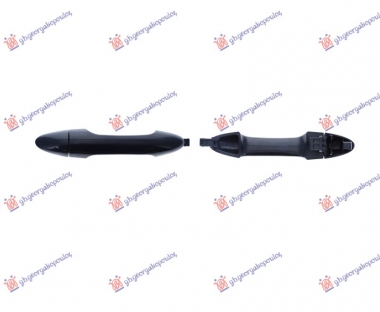 KVAKA PREDNJIH/ZADNJIH VRATA SPOLJASNJA PM (BEZ OTVORA ZA KLJUC)