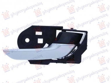 KVAKA PREDNJIH/ZADNJIH VRATA UNUTRASNJA CRNA/SREBRNA