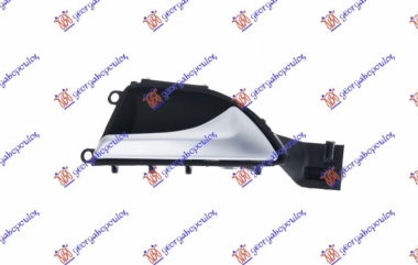 KVAKA PRED/ZADNJ VRATA UNUTR SREBR/CRNA