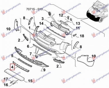 LAJSNA PREDNJEG BRANIKA (CROSS) (O)