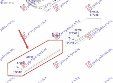 LAJSNA PREDNJIH VRATA (O)