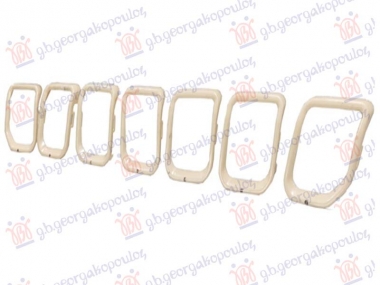 LAJSNA PVC MASKE BELA (SET 7 KOM)