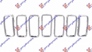 LAJSNA PVC MASKE HROM (SET 7 KOM)