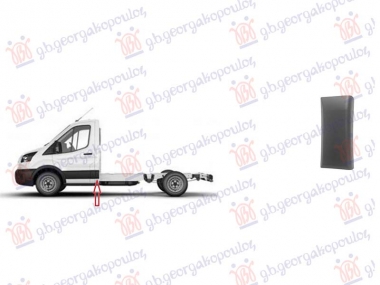 LAJSNA STUBA PREDNJIH VRATA SIVA (ZADNJI DEO) (OTVORENA KAROSERIJA)