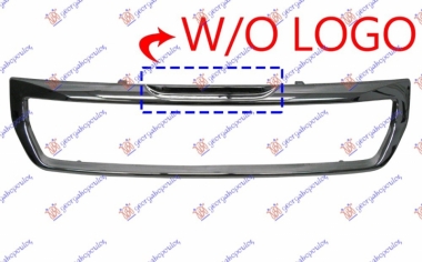 OKVIR PVC MASKE HROM (BEZ ZNAKA)