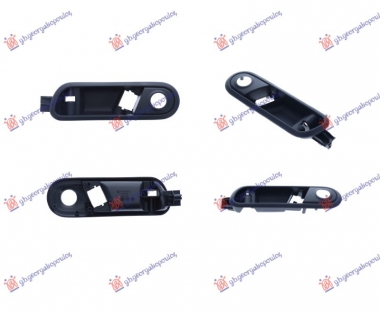 OKVIR UNUTRASNJE KVAKE PREDNJIH VRATA CRNI