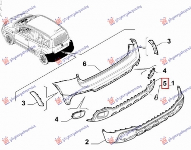 POKLOPAC KUKE ZADNJEG BRANIKA (CROSS) (O)