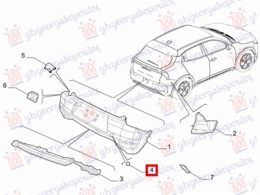 POKLOPAC KUKE ZADNJEG BRANIKA (O)