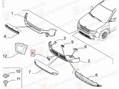 POKLOPAC SENZORE TEMPOMATA (O)