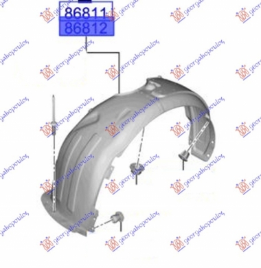 POTKRILO (SA ZVUCNOM IZOLACIJOM) PLASTICN (A KVALITET)
